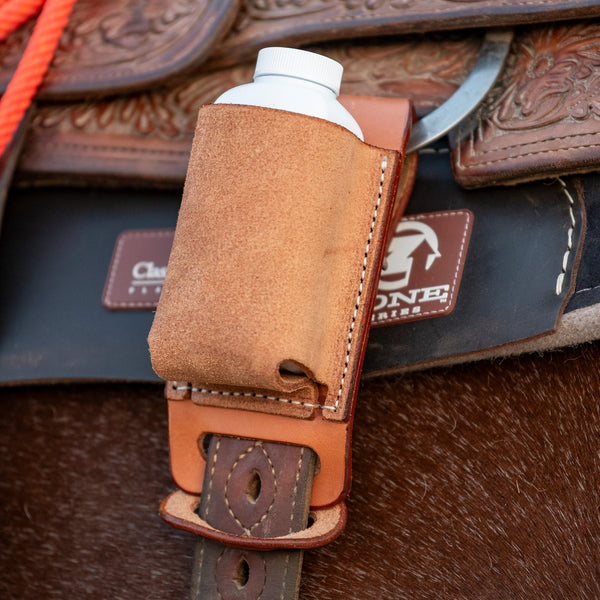 Leather Powder Holder