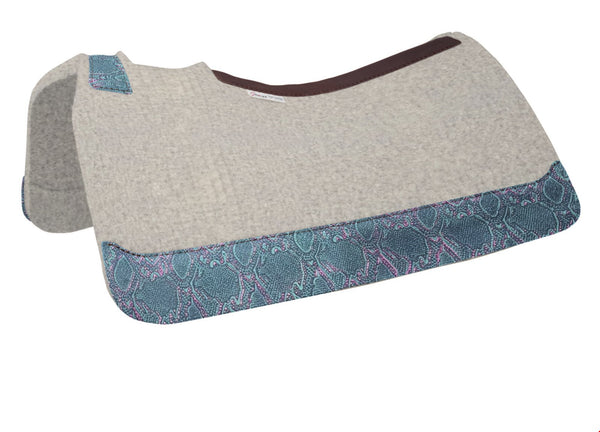 5 Star 7/8" 30x28 Natural Barrel Pad with Designer Wear Leathers