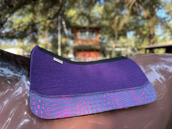 5 Star Purple 24x24 3/4" Pad with Rio Croc