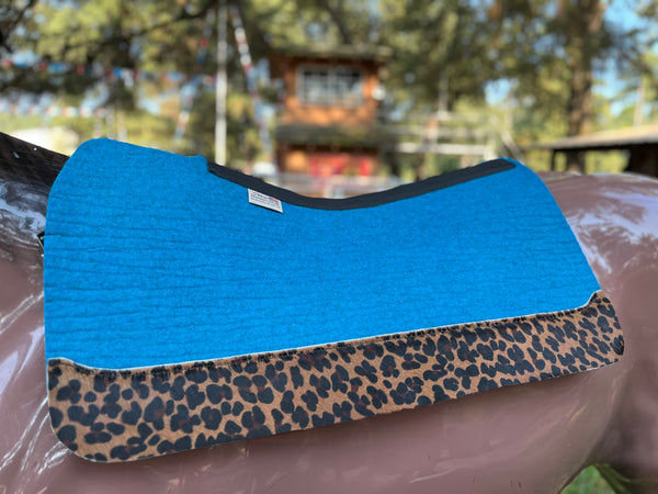 5 Star Turquoise 30x30 7/8" Flex Fit Pad with Jaguar