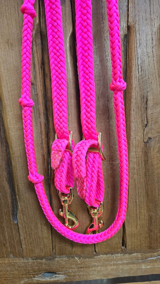 Jerry Beagley round Braided Knot Reins