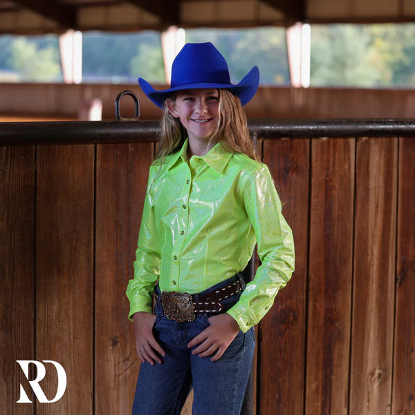*YOUTH* LIME SPARKLE PERFORMANCE SHIRT