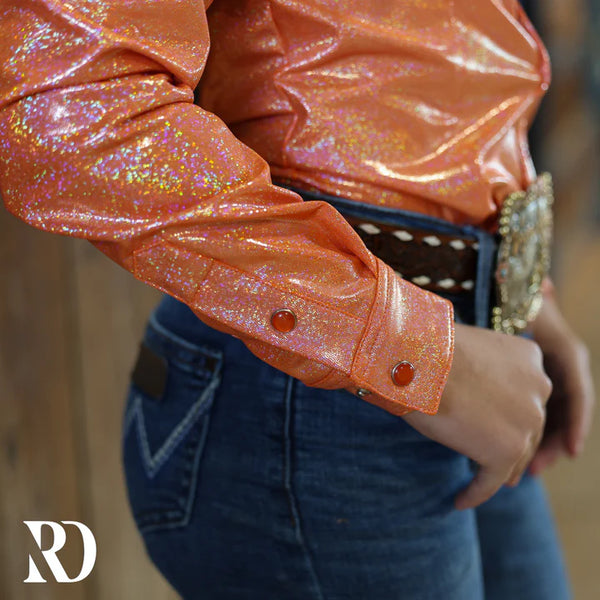 *YOUTH* TANGERINE SPARKLE PERFORMANCE SHIRT