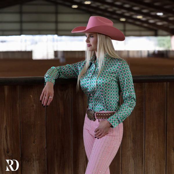 LUCKY CLOVER PERFORMANCE RODEO SHIRT