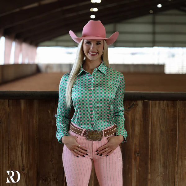 LUCKY CLOVER PERFORMANCE RODEO SHIRT