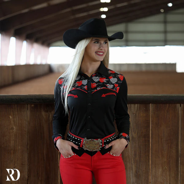 YOU LOOK LIKE YOU LOVE ME PERFORMANCE RODEO SHIRT