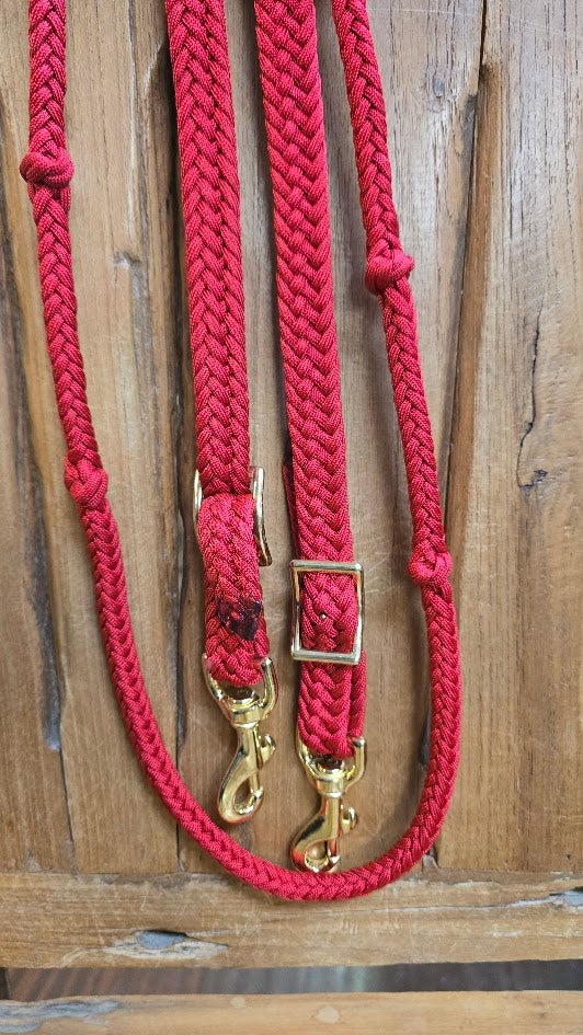 Jerry Beagley round Braided Knot Reins