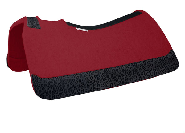 5 Star 30x28 Saddle Pad 7/8" Colored Pad with designer wear leathers