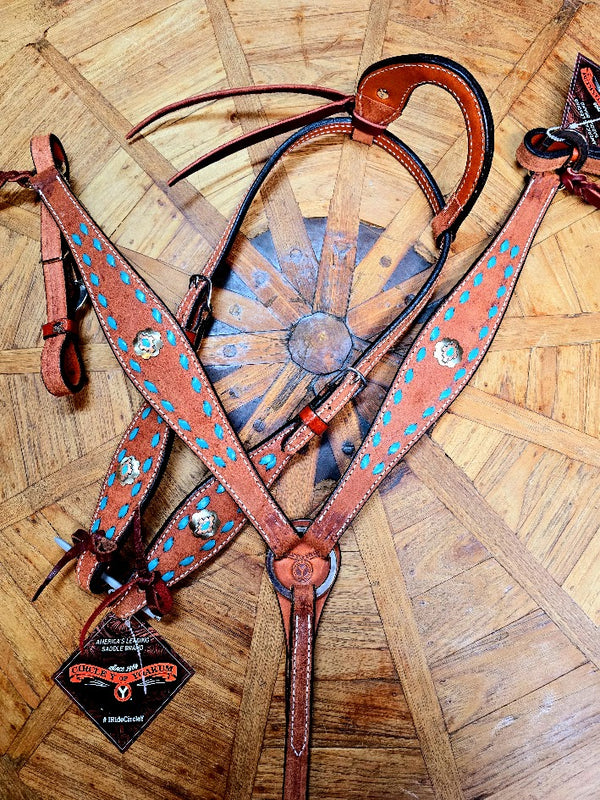 Circle Y Savannah Roughout Tack Set