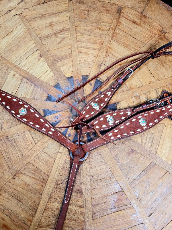 Circle Y Savannah Roughout Tack Set