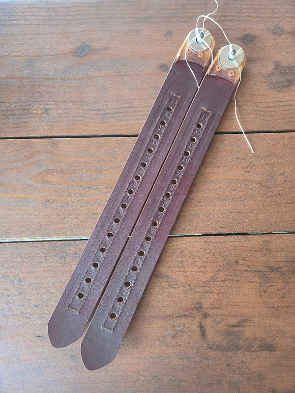 REPLACEMENT STIRRUP LEATHERS - SET OF 2 WITH HARDWARE