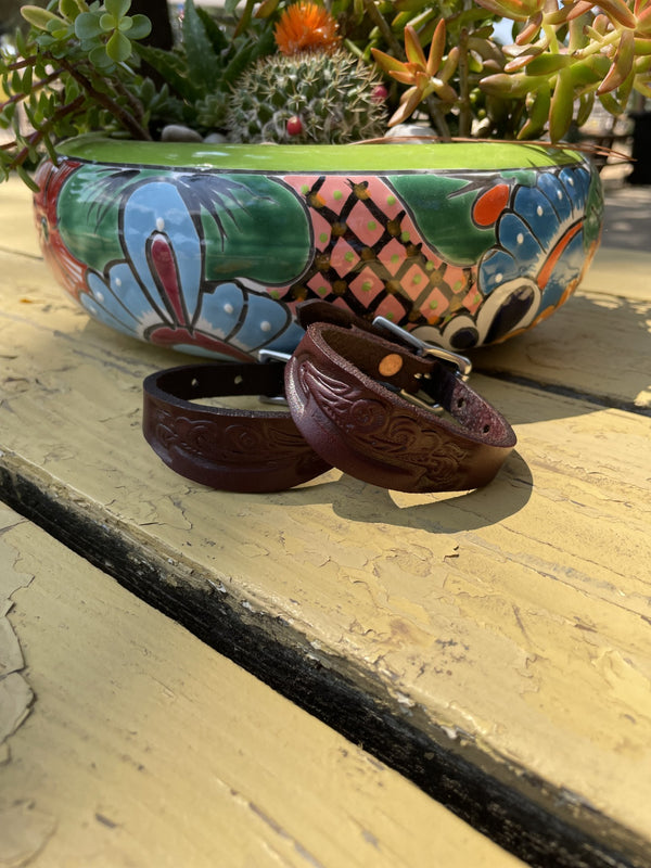HOBBLE STRAP FLARED/ WALNUT