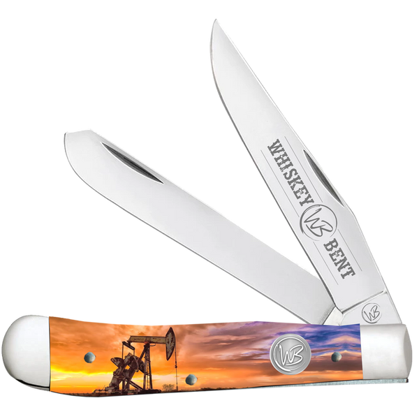 Pump Jack Sunrise Trapper Knife