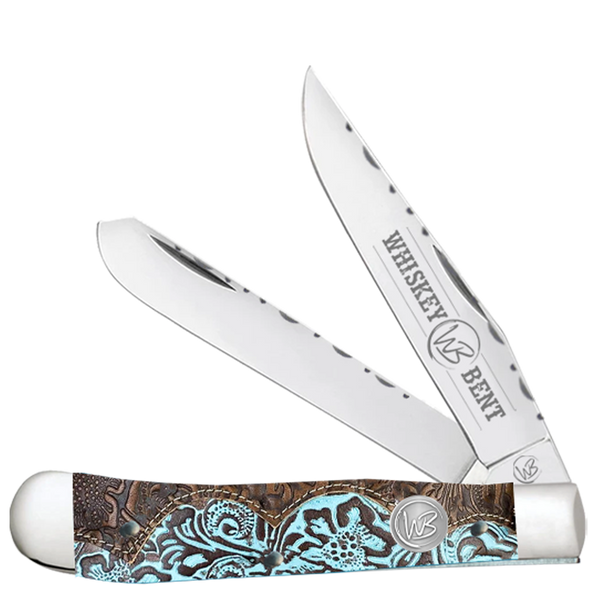 Tooled Country Trapper Filework Knife