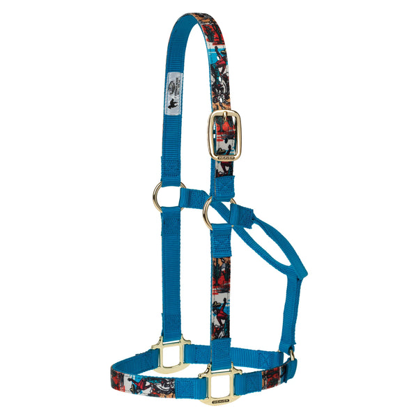 WEAVER Designer Adjustable Nylon Halter, Bucking Bronc