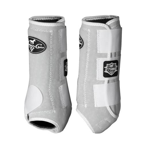 Professional's Choice Strike Boots/Front/Large/White