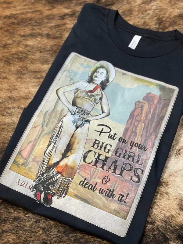 XOXO-Big Girl Chaps T-Shirt