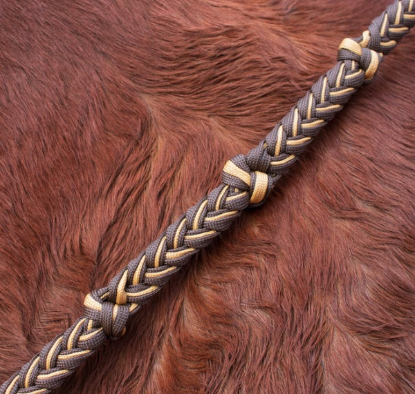 Josey Original Knotted Barrel Reins- 2 Color