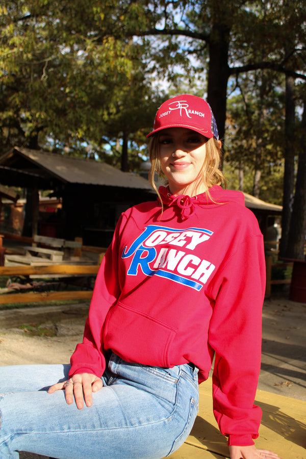 Josey Ranch Logo Pull Over Hoodie