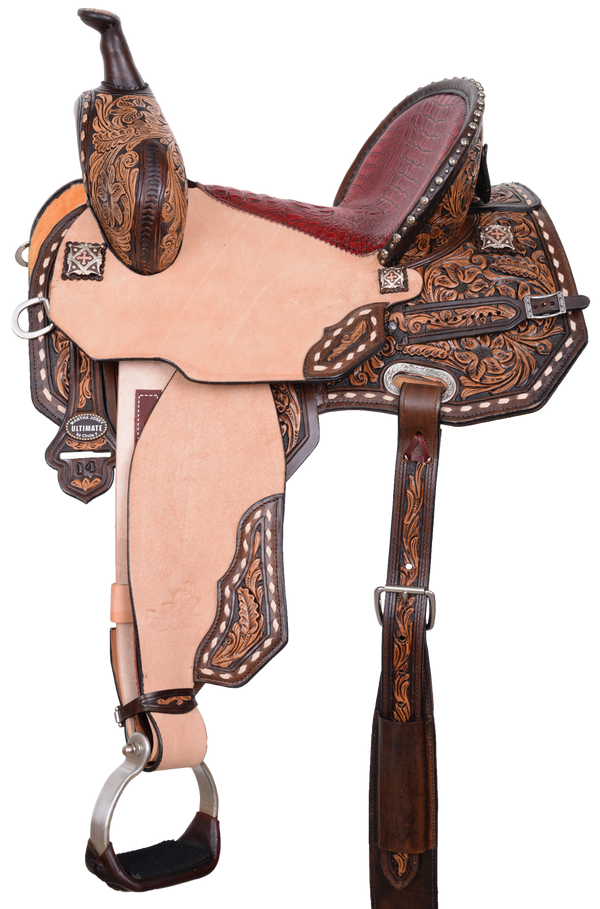 13.5" -17" Martha Josey Gold Buckle Saddle | Call to Customize