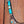Load image into Gallery viewer, Turquoise &amp; White Rawhide Wrapped Browband Headstall
