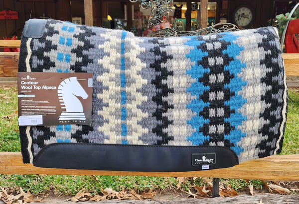 Classic Equine Alpaca Wool 3/4" with Navajo Wool Blanket 32"x34"